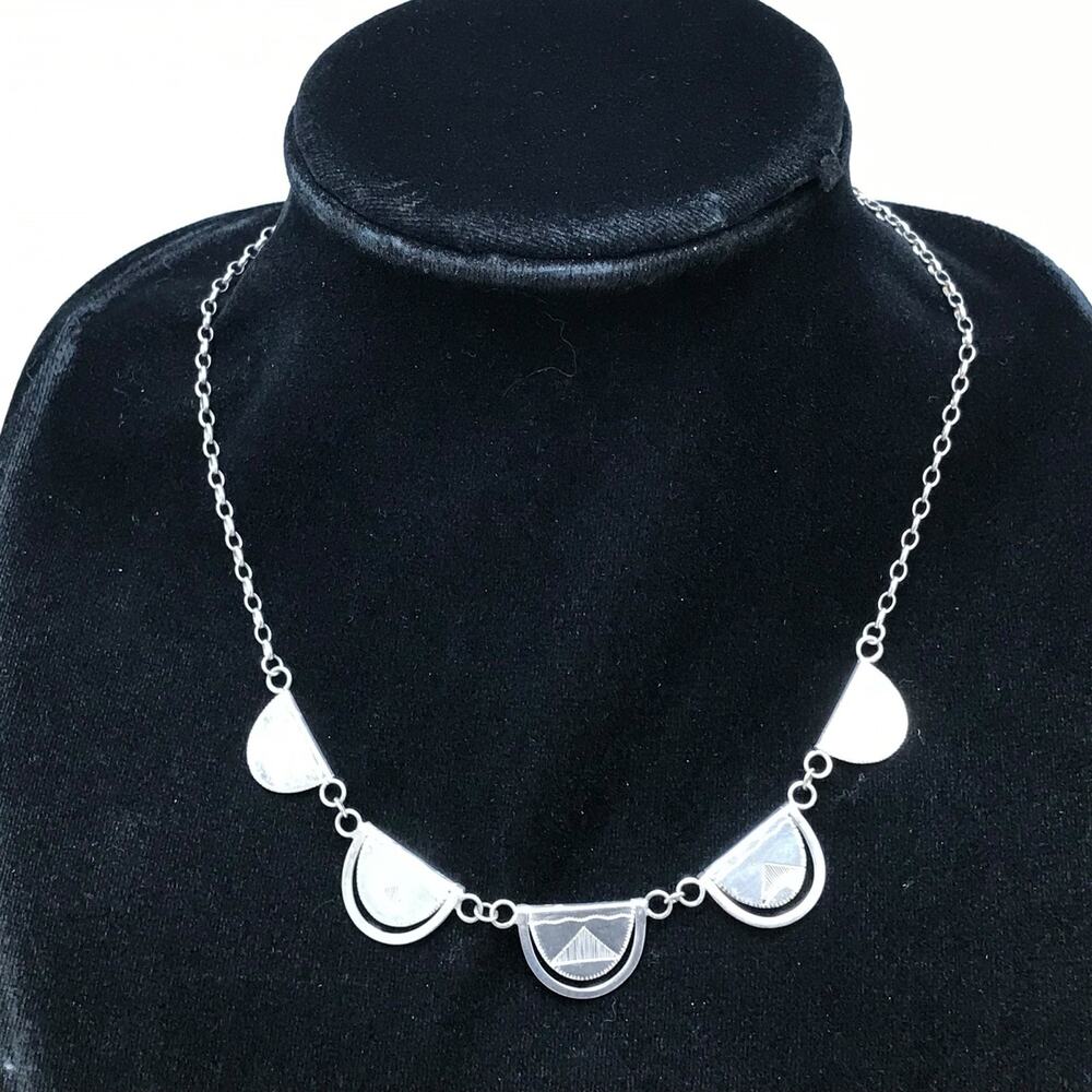 Sterling Silver Storyteller Necklace Niger Collar 13g 20” Ten Thousand Villages